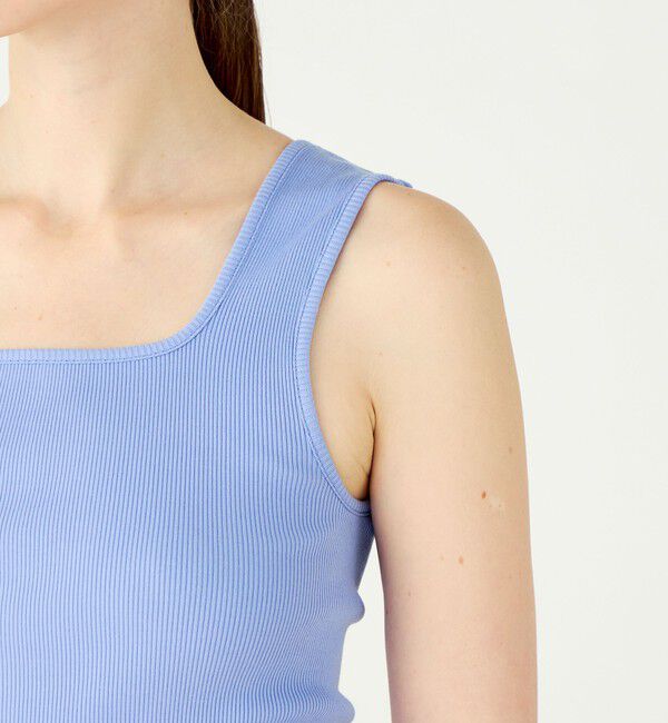 Ballsey「スーピマテレコ スクエアネックタンクトップ」|タンクトップ|