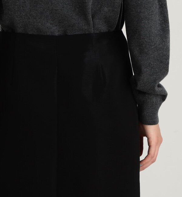 Edition「グロッシーフリル タイトスカート」|タイト|