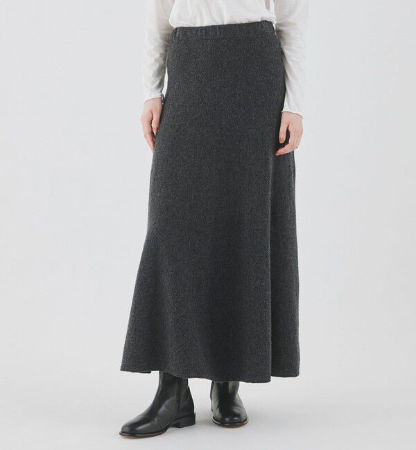 GALERIE VIE「ラムズウール フレアマキシスカート」|フレア|