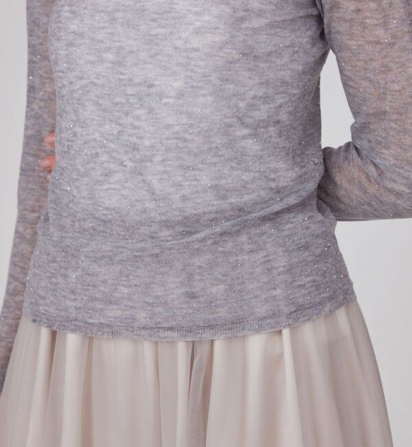 Ballsey「ミニスパンコール クルーネックプルオーバー」|ニット・セーター|