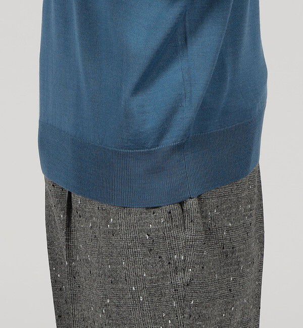 TOMORROWLAND MENS「TOMORROWLAND tricot スーパーファインメリノウール モックネックプルオーバー」|ニット・セーター|