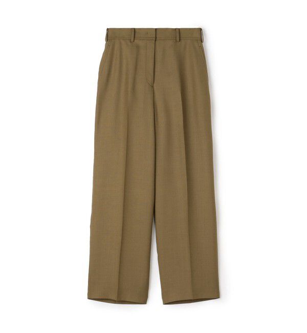 Ballsey「ライトカルゼ センタープレスストレートパンツ」|その他|45 キャメル