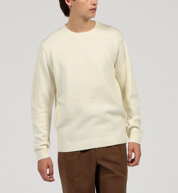 TOMORROWLAND MENS「TOMORROWLAND tricot メリノベーシック クルーネックプルオーバー」|ニット・セーター|