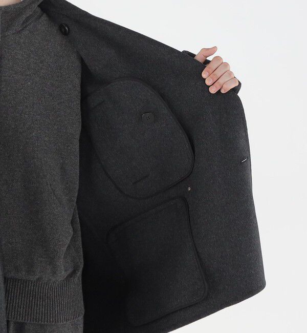 GALERIE VIE「ウールダブルフェイス  ピーコート」|ピーコート|