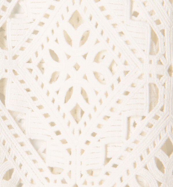 Ballsey「ダイヤモチーフエンブロイダリー ロングジレ」|ベスト・ジレ|