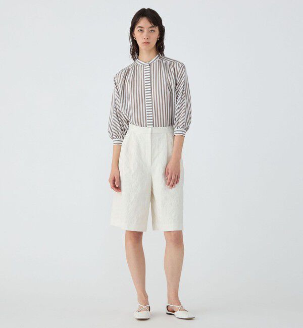 TOMORROWLAND collection「フラワージャカード 2タックキュロット」|キュロット|