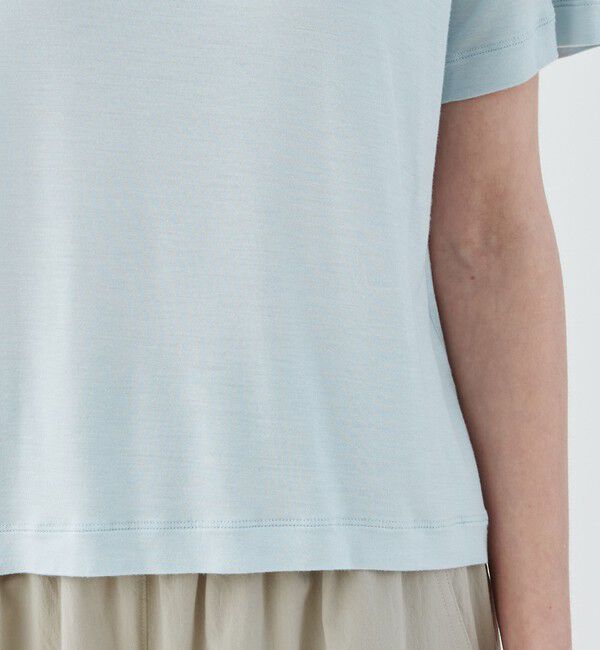 GALERIE VIE「シーウィードレーヨン クルーネックプルオーバー」|Tシャツ・カットソー|