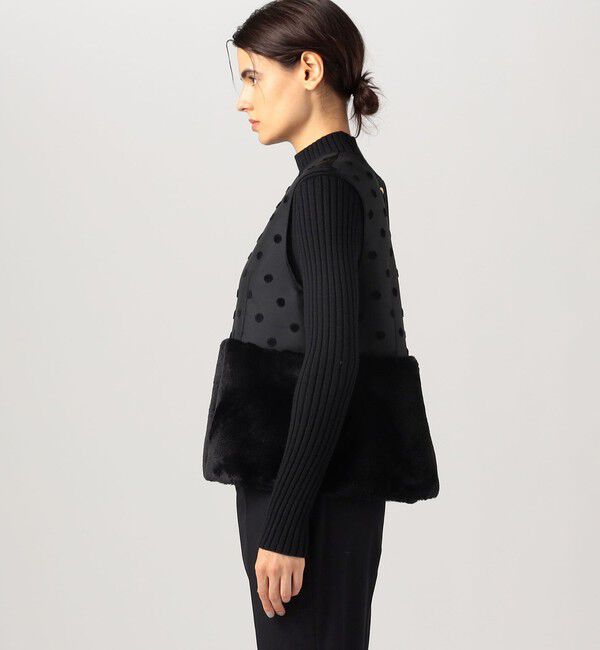 TOMORROWLAND collection「モールポルカドット チュチュファージレ」|ベスト・ジレ|