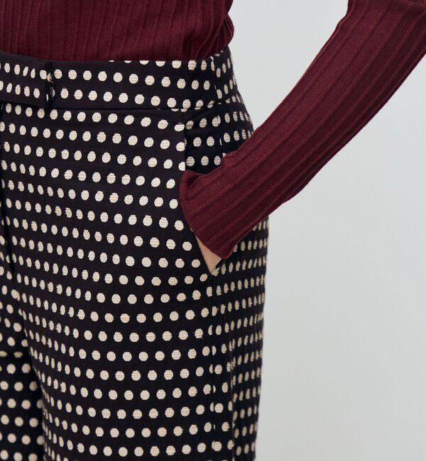 TOMORROWLAND collection「スラブドット セミワイドパンツ」|その他|