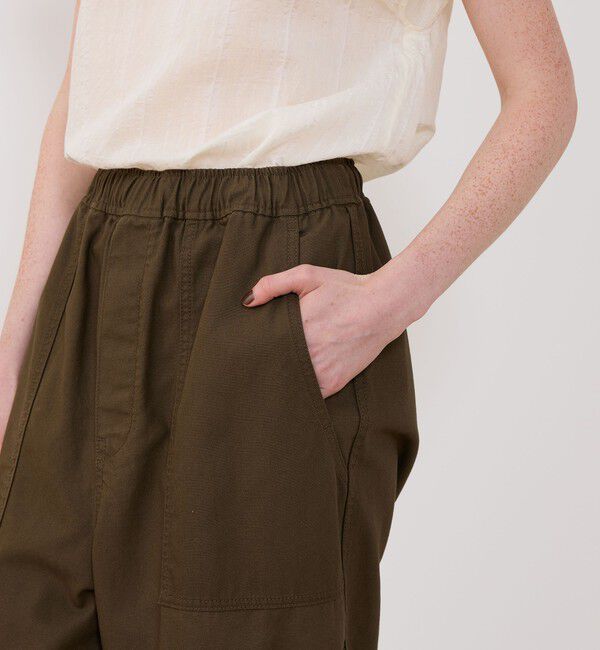 GALERIE VIE「ストーンウェーブコットン ファティーグパンツ」|カーゴ|