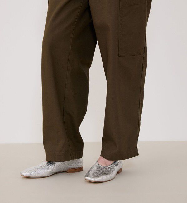 GALERIE VIE「ストーンウェーブコットン ファティーグパンツ」|カーゴ|