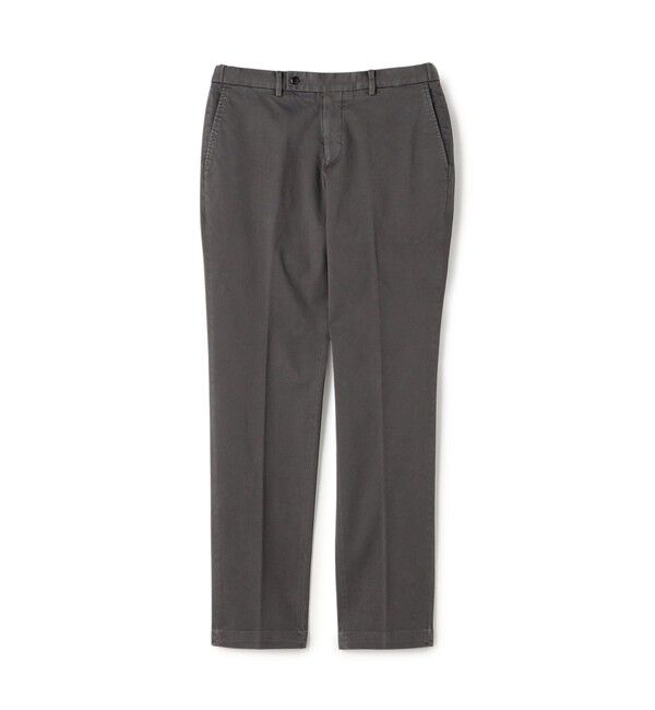 TOMORROWLAND MENS「コットンポリウレタン イージースラックス SONDRIO」|スラックス|17 チャコールグレー