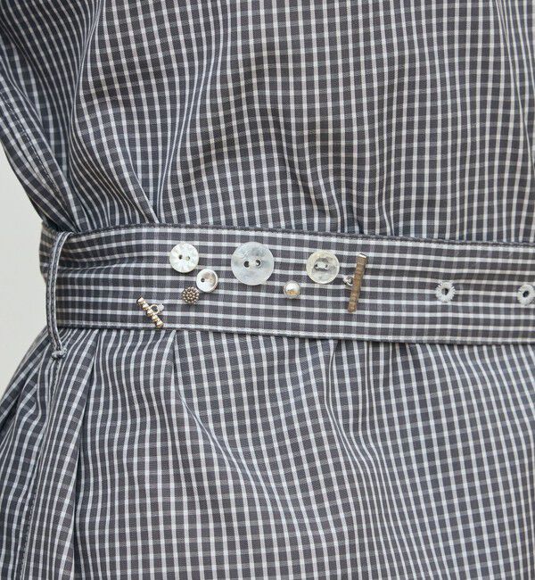 DES PRES「コンパクトプレーンコットン シャツワンピース」|ワンピース|