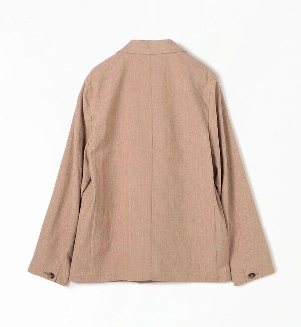 CABaN「コットンリネンスラブ 4ポケットカバーオールジャケット」|テーラードジャケット|