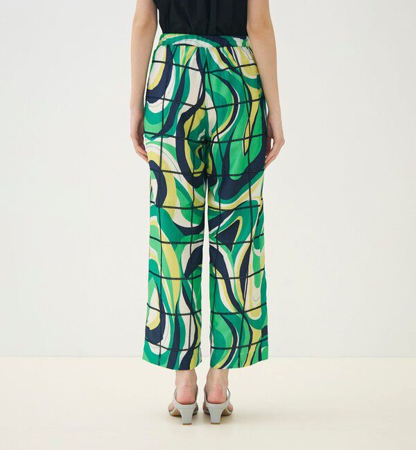 TOMORROWLAND collection「アイレットウェーブプリント ワイドストレートパンツ」|その他|