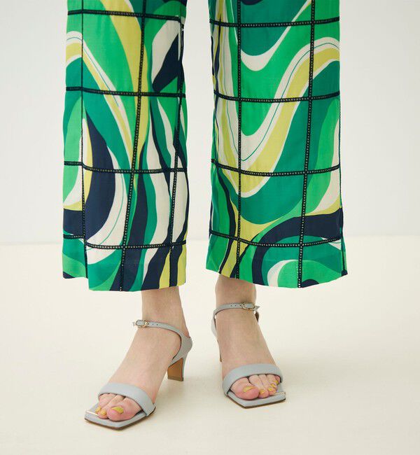 TOMORROWLAND collection「アイレットウェーブプリント ワイドストレートパンツ」|その他|