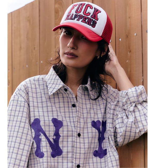 JOINT WORKS「WOKE EDGE / ウォークエッジ NY Glit Check Shirt」|シャツ・ブラウス|ブルー A