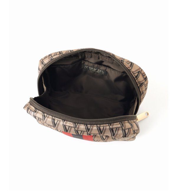 VERMEIL par iena「VERMEIL モノグラムポーチM」|ポーチ|