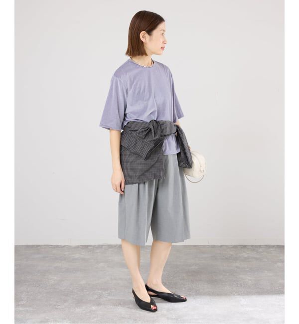 IENA「シアーベロアTシャツ」|Tシャツ・カットソー|