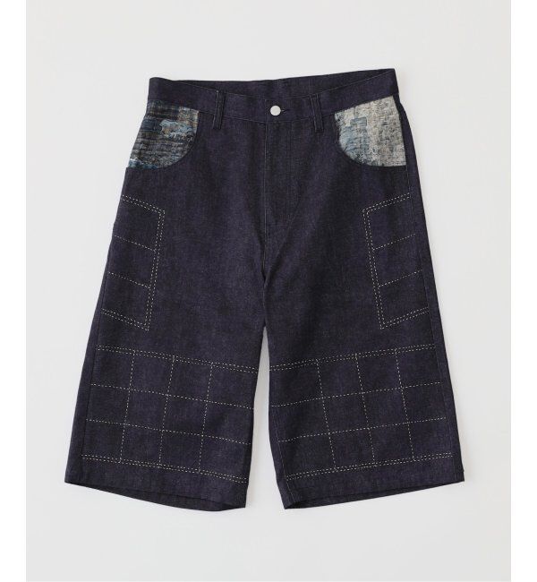 Paris Saint-Germain「【Poggy &times; Paris Saint-Germain】DEAR PSG PRINTED BAGGY SHORTS」|デニム|