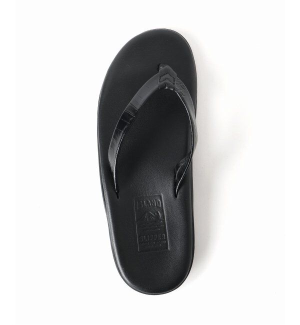 EDIFICE「ISLAND SLIPPER(アイランドスリッパ) 別注クロコ ナローストラップサンダル」|サンダル|