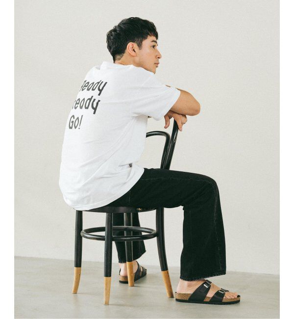 EDIFICE「Ready Steady Go! / レディーステディゴー 別注 プリント Tシャツ」|Tシャツ・カットソー|