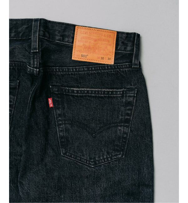 EDIFICE「《再予約》LEVI&rsquo;S(R)/リーバイス(R) 別注 BIG E 501(R) BLACK L28」|デニム|