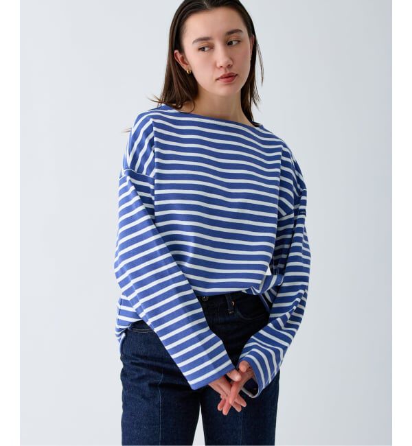 EDIFICE「SAINT JAMES (セントジェームス) 別注 ウエッソン ルーズ ボーダー」|Tシャツ・カットソー|