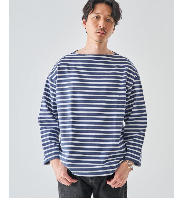 EDIFICE「SAINT JAMES (セントジェームス) 別注 ウエッソン ルーズ ボーダー」|Tシャツ・カットソー|