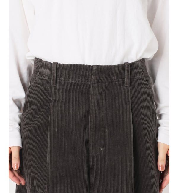JOURNAL STANDARD relume「《追加2》ウォッシャブルコーデュロイタックワイドパンツ」|その他|