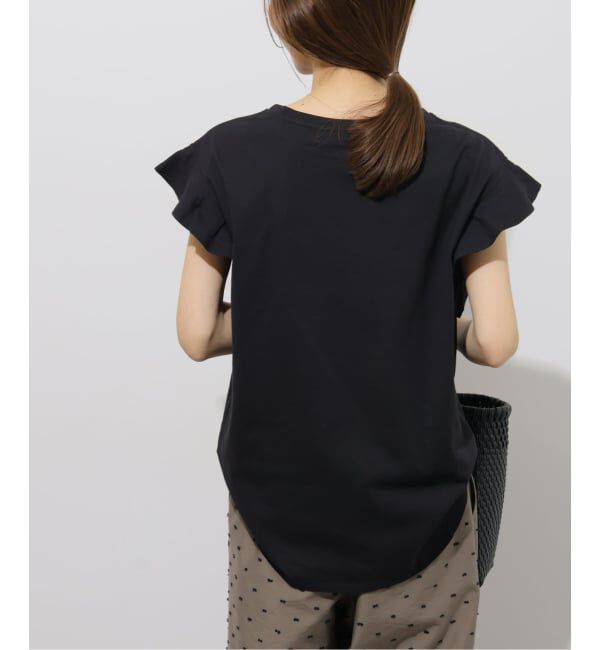 JOURNAL STANDARD relume「《WEB限定追加》フリルスリーブTシャツ」|Tシャツ・カットソー|