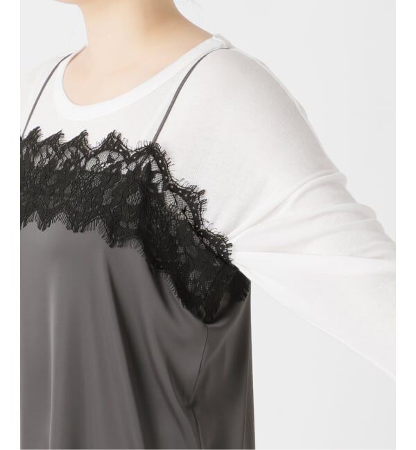 JOURNAL STANDARD relume「《追加2》サテンレースキャミソール」|キャミソール|