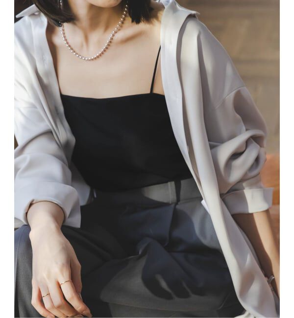 NOBLE「バックラインスイマーキャミ」|インナー|ブラック