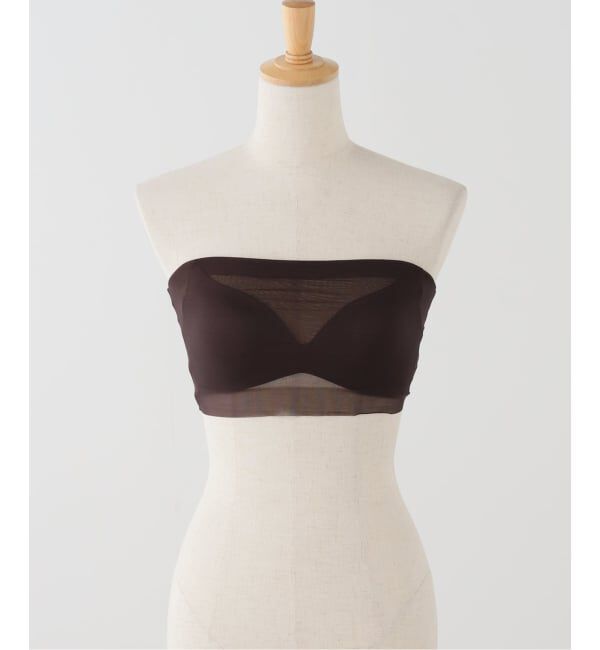 NOBLE「NICENICE MOMENT/ナイスナイスモーメント MESH TUBE TOP」|インナー|ブラウン