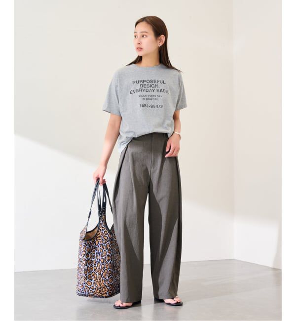 FRAMeWORK「撥水強撚PEアジャストパンツ」|スラックス|