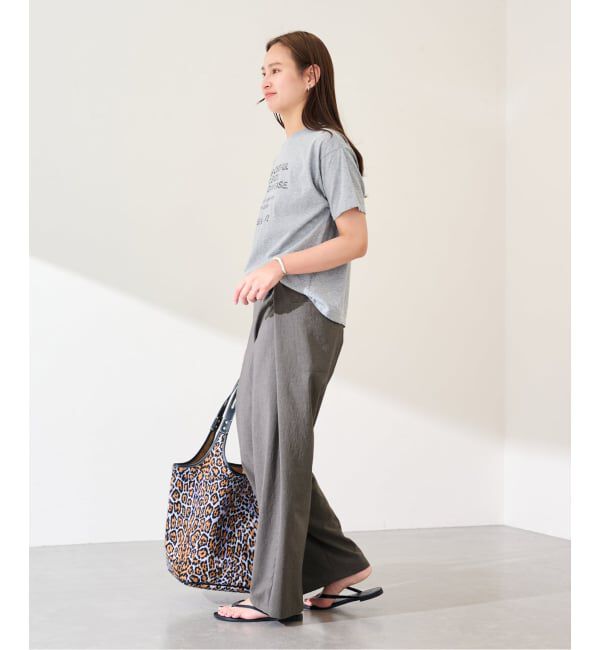 FRAMeWORK「撥水強撚PEアジャストパンツ」|スラックス|