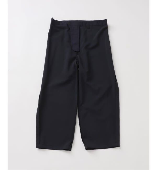 FRAMeWORK「撥水強撚PEアジャストパンツ」|スラックス|