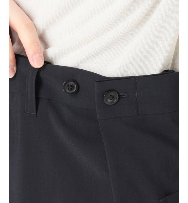 FRAMeWORK「撥水強撚PEアジャストパンツ」|スラックス|