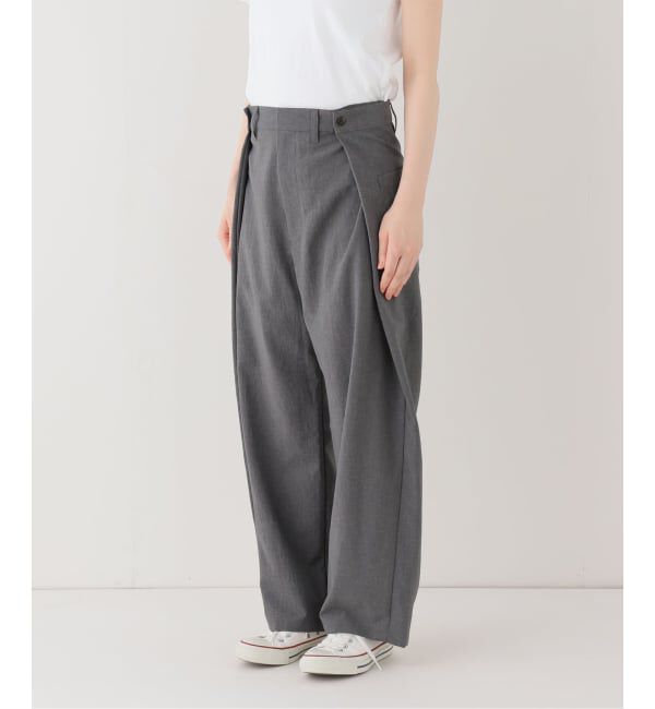 FRAMeWORK「撥水強撚PEアジャストパンツ」|スラックス|