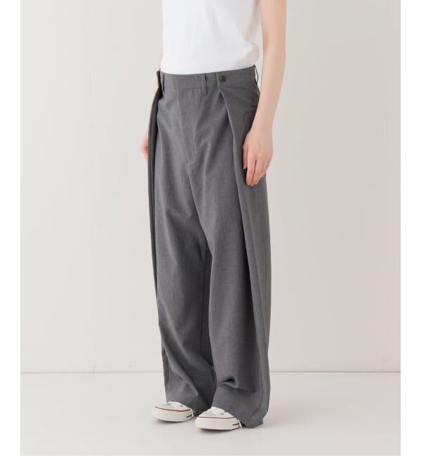 FRAMeWORK「撥水強撚PEアジャストパンツ」|スラックス|