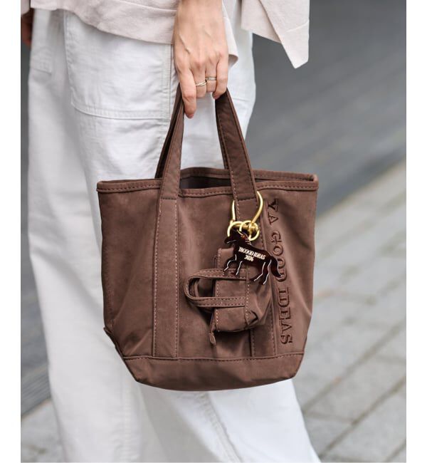 FRAMeWORK「≪追加≫YA GOOD IDEAS GOOD NEWS BIG&MINI トート S 3」|トートバッグ|ブラウン