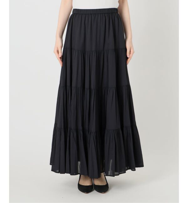Spick and Span「HYU ギャザーティアードスカート」|スカート|