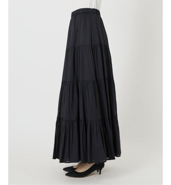 Spick and Span「HYU ギャザーティアードスカート」|スカート|