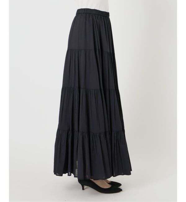 Spick and Span「HYU ギャザーティアードスカート」|スカート|