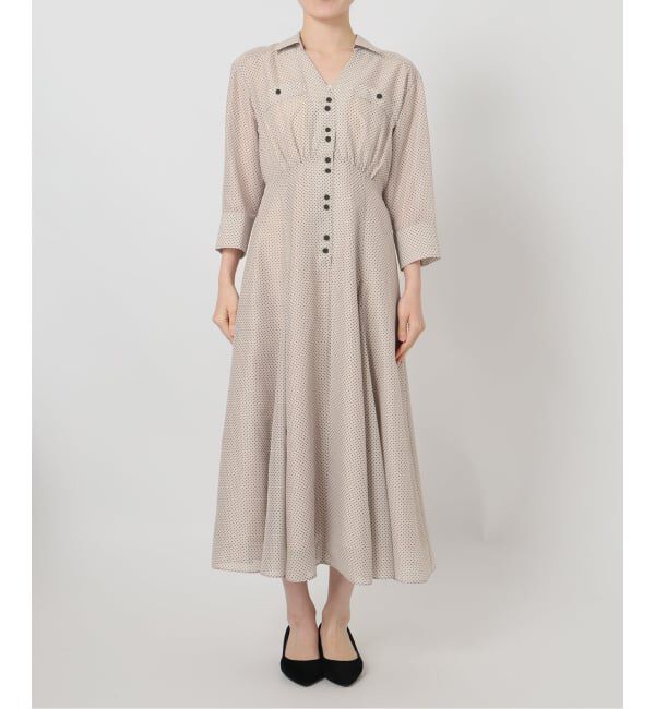  「【洗える】ポケットシャツワンピース」|ワンピース|