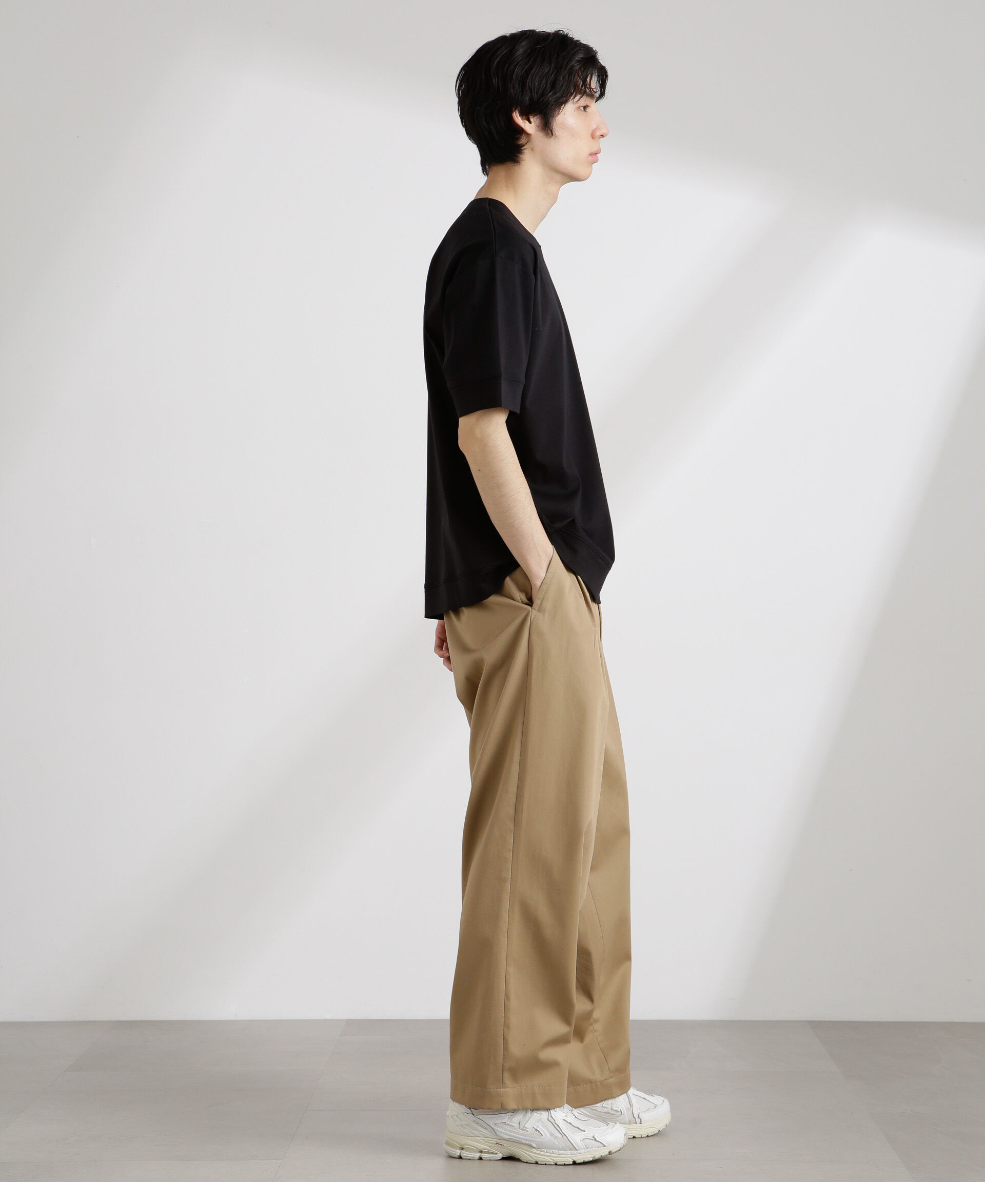 nano･universe「50/－シルケットスムースキーネックTシャツ」|Tシャツ・カットソー|