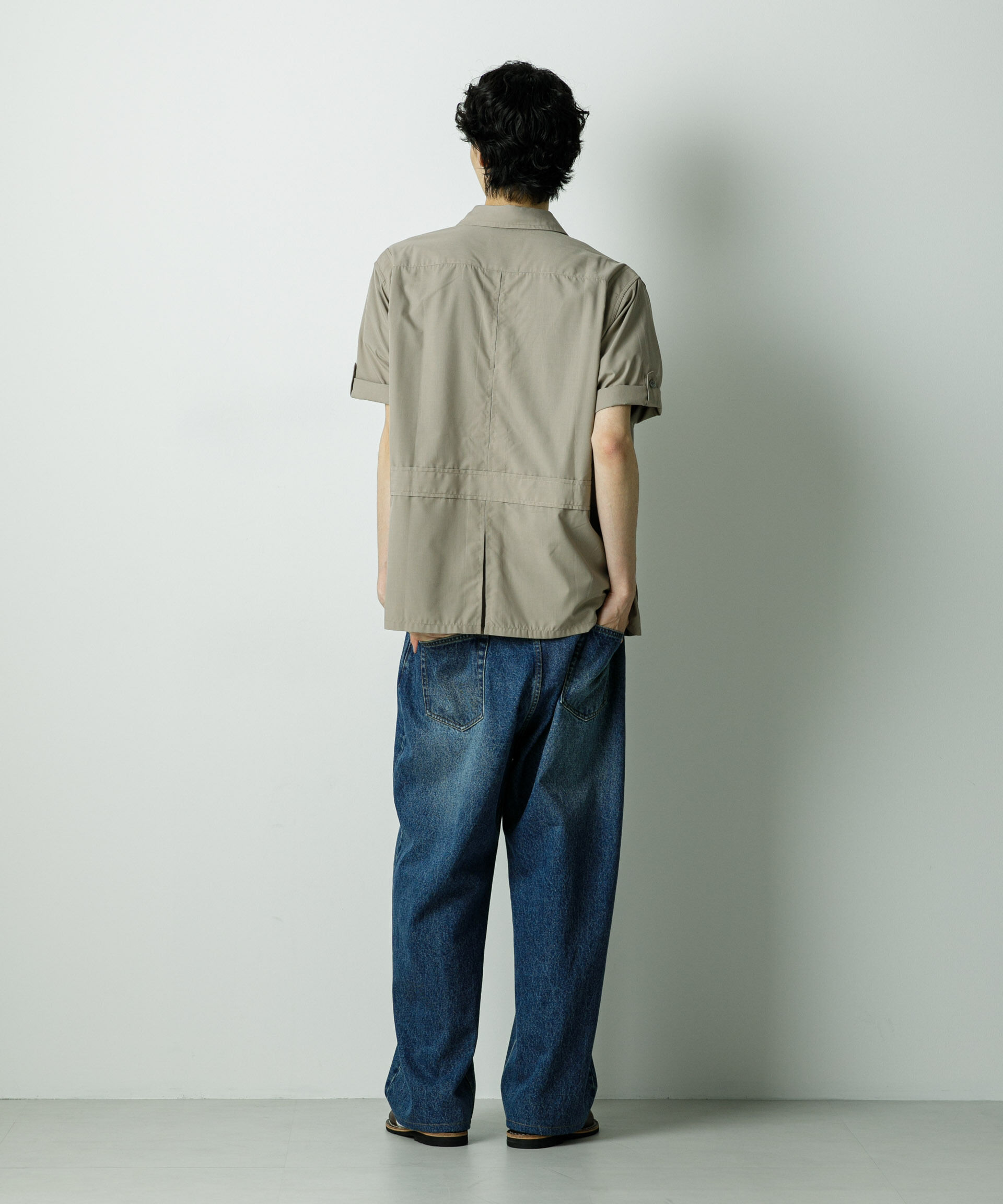 nano･universe「｢HOTEL PALACE｣TRポプリンサファリシャツ」|シャツ・ブラウス|