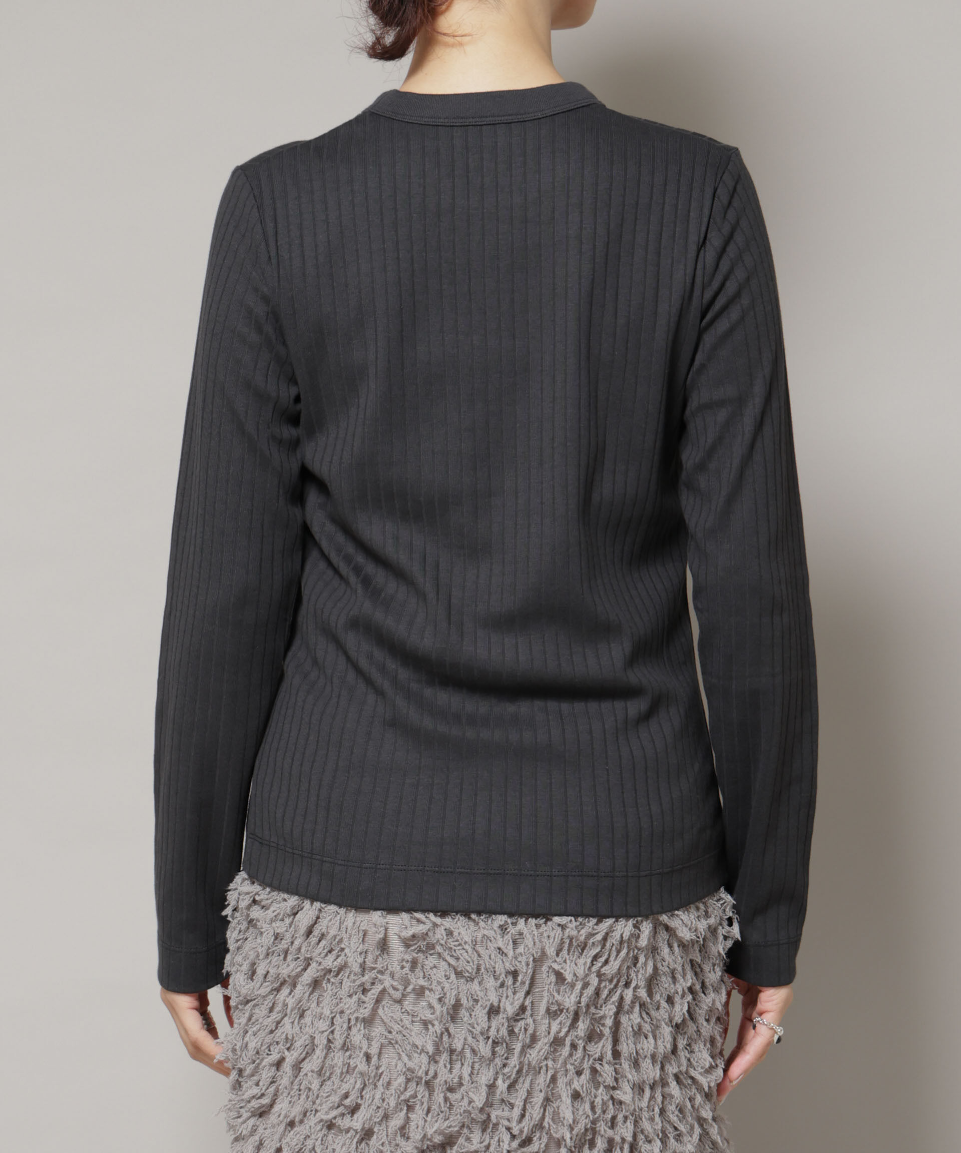 nano･universe「Anti Soaked(Ｒ) 汗染み防止リブロンＴ」|Tシャツ・カットソー|