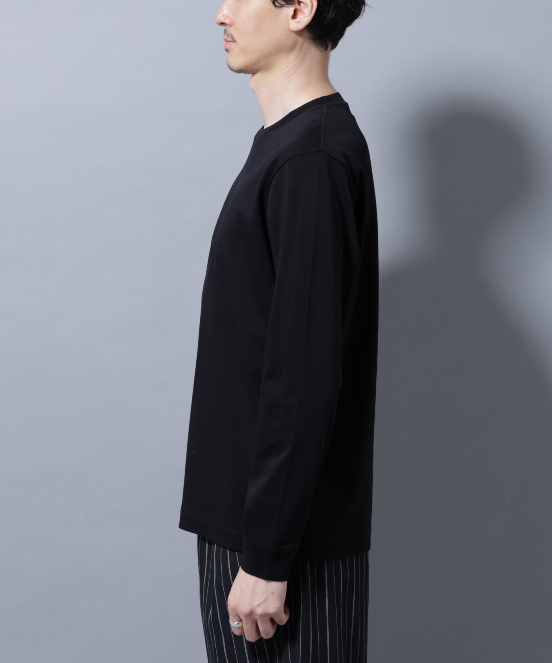 nano･universe「アンチスメルクルーネックTシャツ 長袖」|Tシャツ・カットソー|