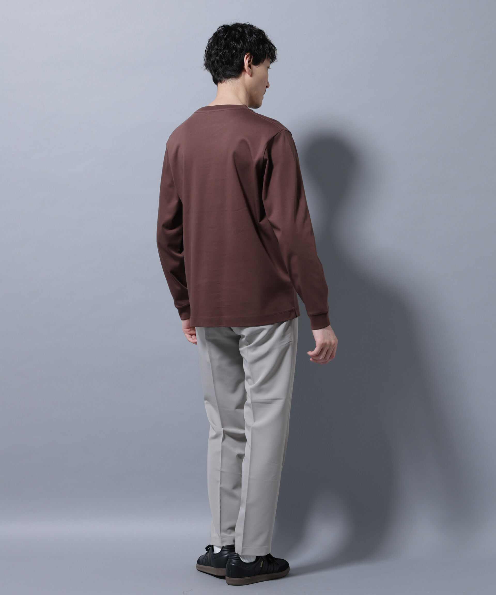 nano･universe「アンチスメルクルーネックTシャツ 長袖」|Tシャツ・カットソー|